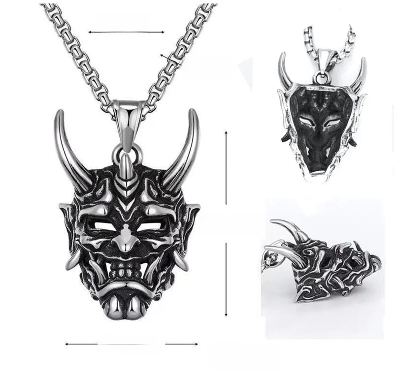 Retro Punk Mask 304 Stainless Steel Halloween Men'S