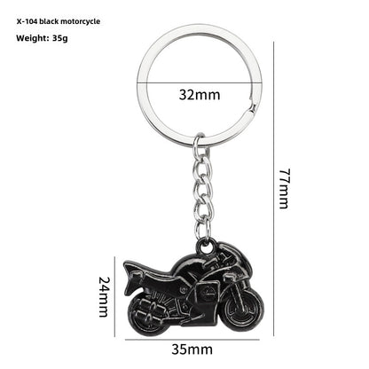 Simulation Cool Helmet Motorcycle Suit Keychain Metal Helmet Keychain Pendant Motorcycle Keychain