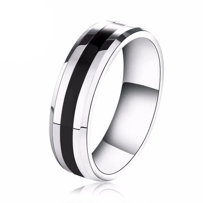 Minimalist Geometric Stainless Steel Stainless Steel Rings