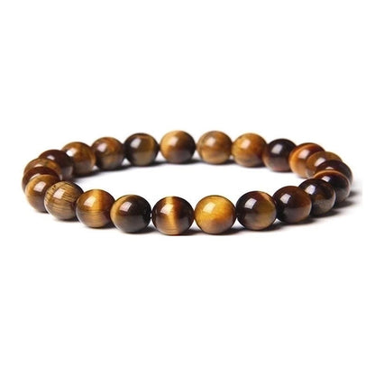 Minimalist Solid Color Natural Stone Beaded Bracelets