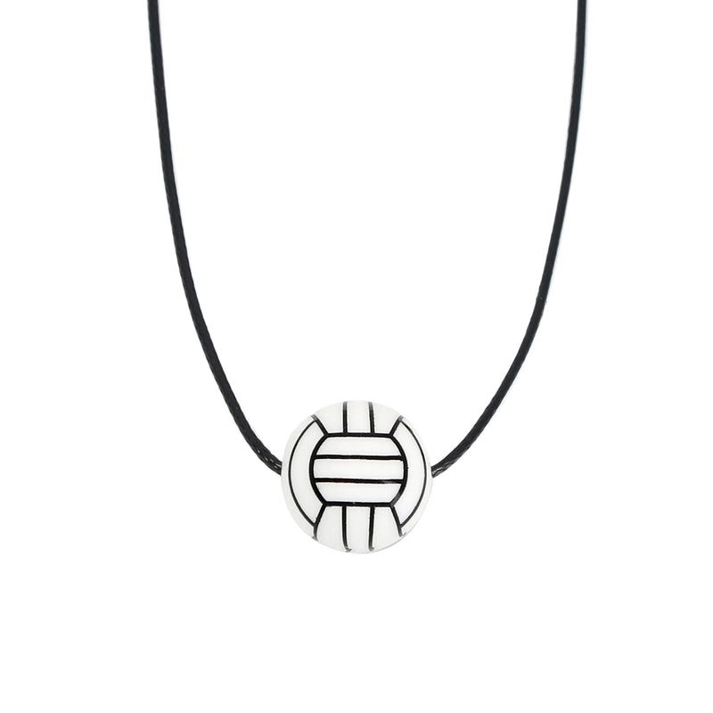 Jewelry Minimalist Basketball 304 Stainless Steel Silica Gel Pendant Necklace