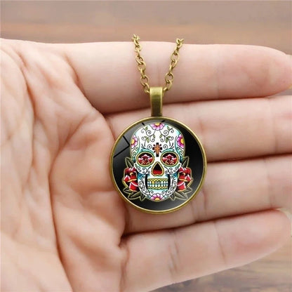 Minimalist Skull Alloy Plating Unisex Pendant Necklace 1 Piece