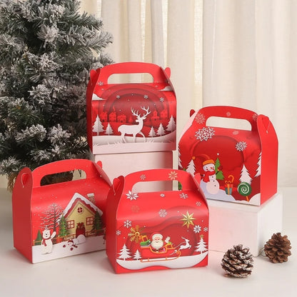 Christmas Nordic Style Santa Claus Snowman Christmas Party Gift Wrapping Supplies Gift Bags