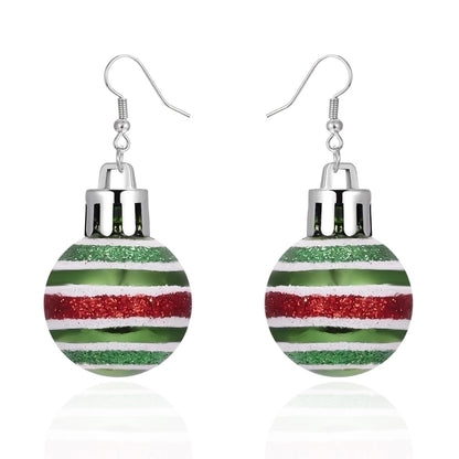 1 Pair Cute Star Stripe Snowflake Resin Ear Hook