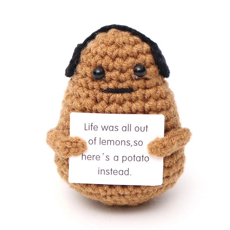 Cartoon Style Cute Animal Fruit Yarn Artificial Decorations