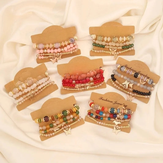 Bohemian Classic Style Butterfly 304 Stainless Steel Bracelets In Bulk