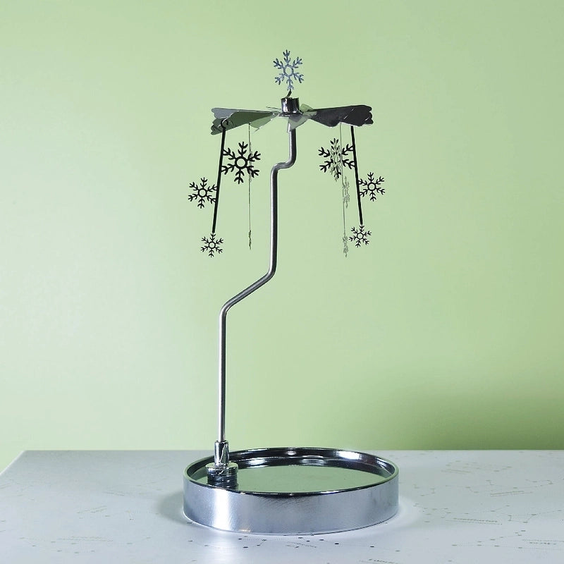 Novelty Solid Color Stainless Steel Metal Candlestick