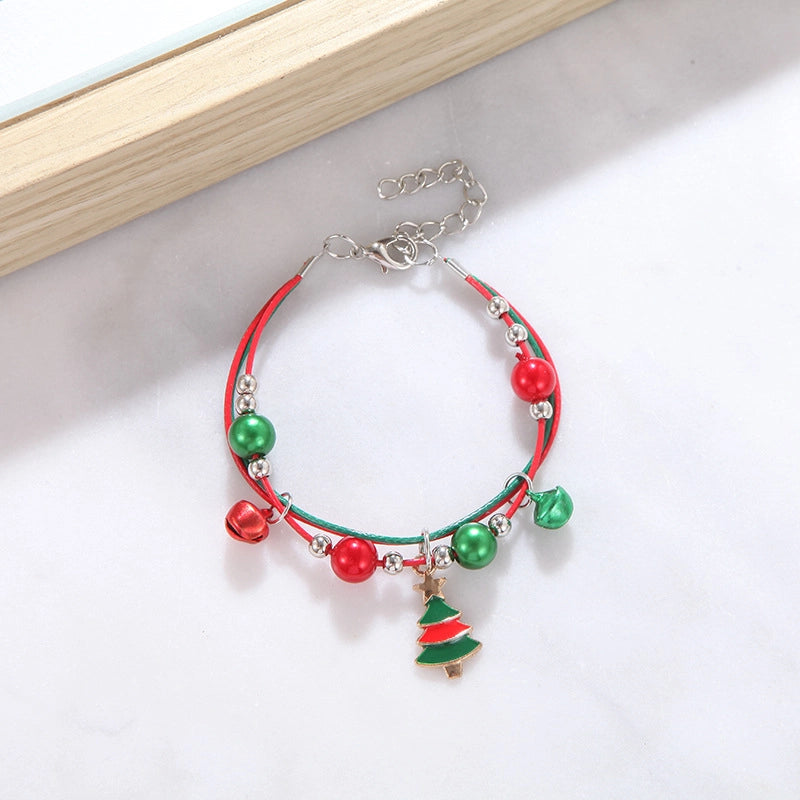 Cute Cartoon Character Alloy Plating Flakes Elk Christmas Women's