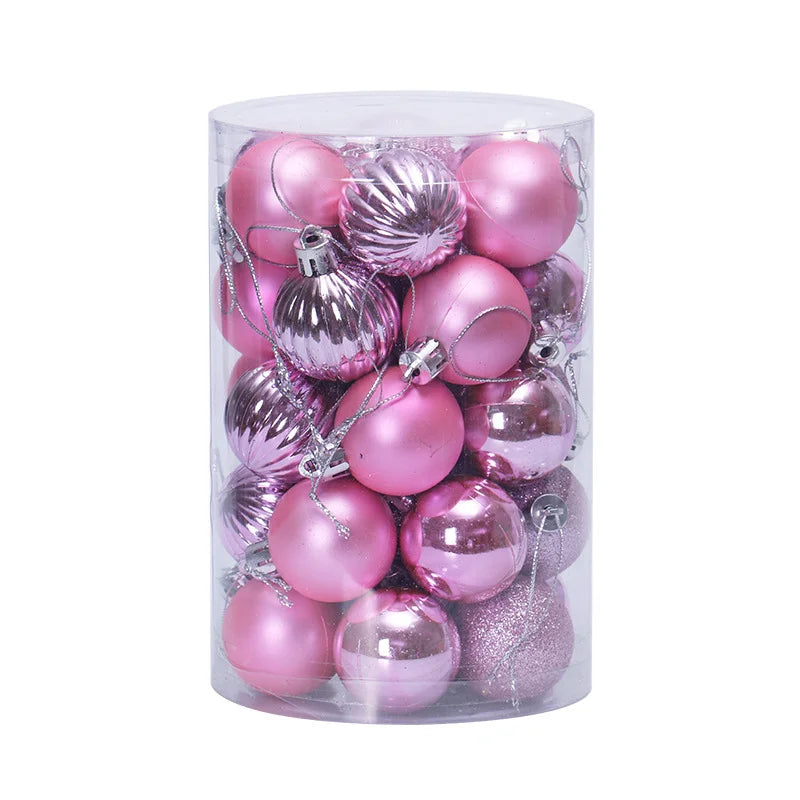 34 Christmas Ball Set 4cm Christmas Decoration Christmas Tree Decoration Balls Irregular Balls