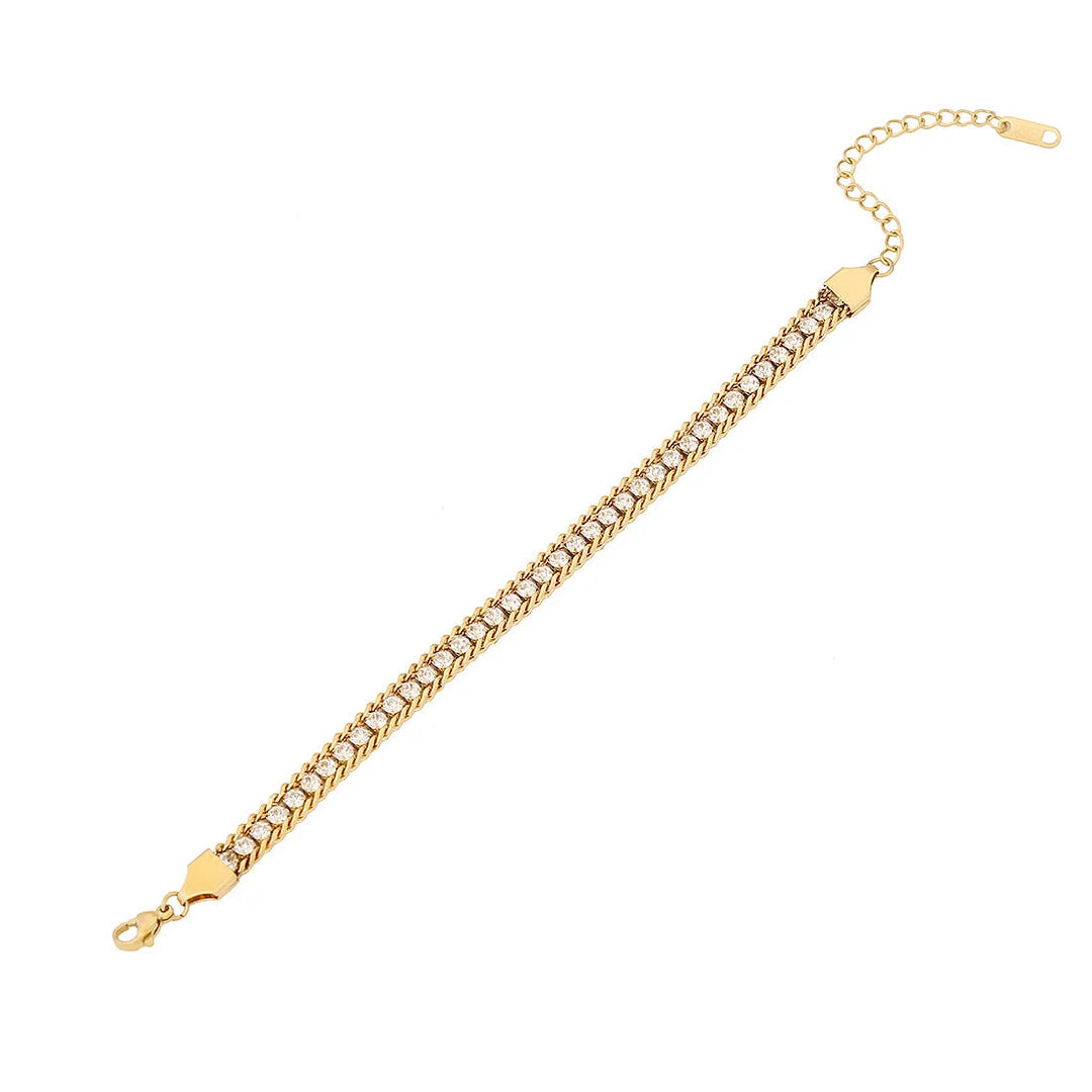 Women Fashion Stainless Steel Electroplating Bracelets