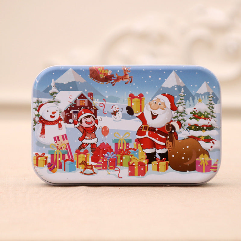 Christmas Wooden Diy Small Gift Children's Handmade Santa Claus Puzzle Educational Toy Kindergarten Prize