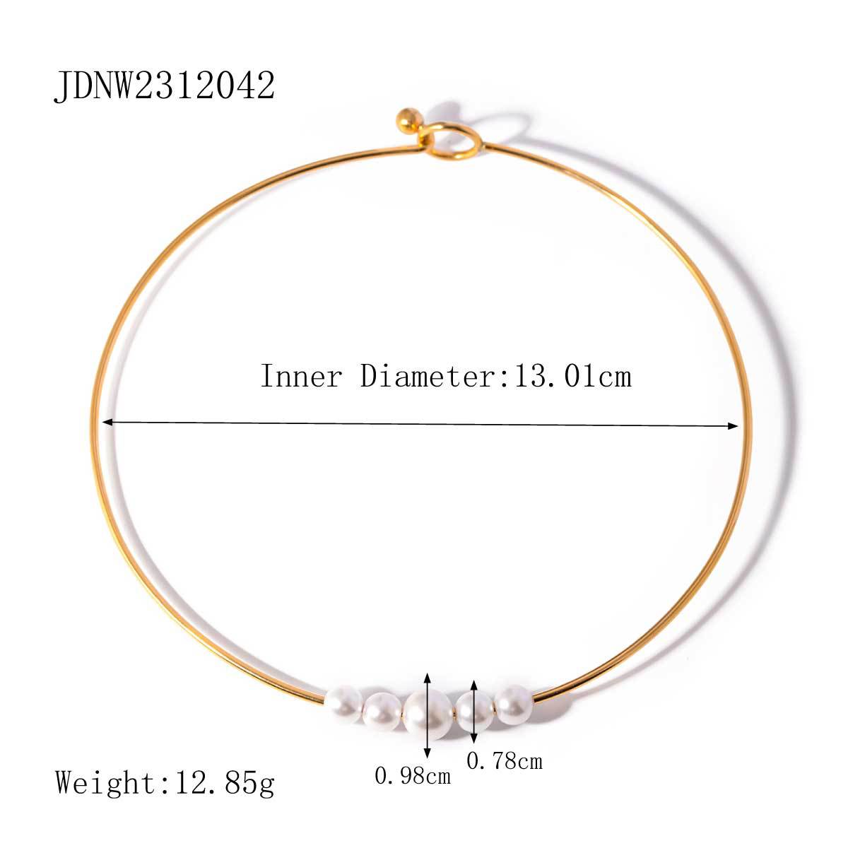 IG Style Pearl Shell Stainless Steel Chokers