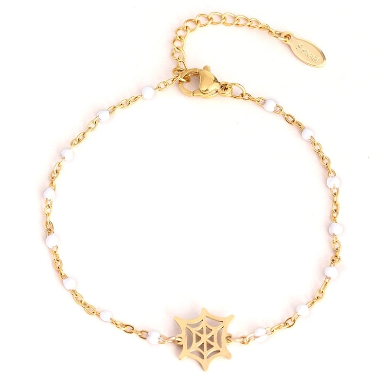 Modern Style Classic Style Ghost Unforgettable 304 Stainless Steel Bracelets In Bulk Stainless Steel Bracelets Halloween