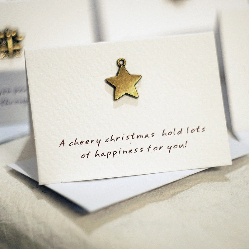 Christmas Minimalist Classic Style Letter Party Festival Card