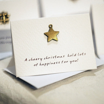 Christmas Minimalist Classic Style Letter Party Festival Card