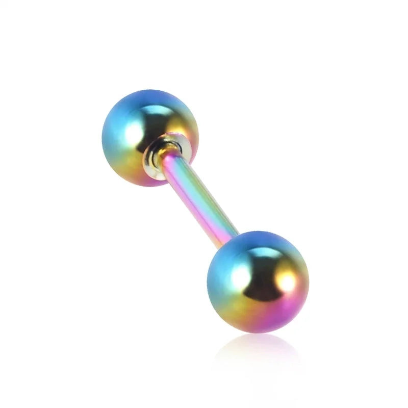 1 Piece Lip Rings Casual Geometric 304 Stainless Steel 18K Gold Plated Lip Rings Ear Cartilage Rings & Studs