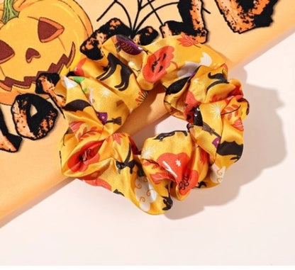 Halloween Funny Pumpkin Hair Tie