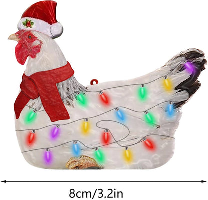 Christmas Minimalist Christmas Hat Arylic Indoor Party Festival Hanging Ornaments