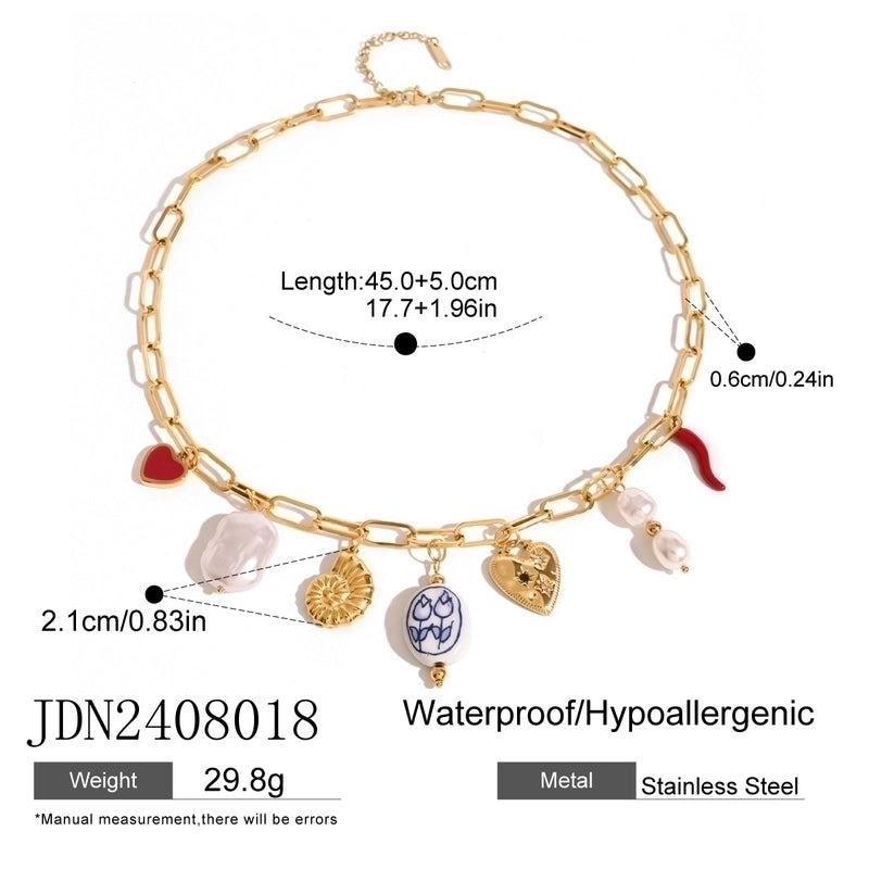 Minimalist Classic Style Geometric 304 Stainless Steel Necklace