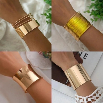 Alloy Gold Plated Silver Plated Hip-Hop Classic Style Streetwear Plating Hollow Out Inlay Animal Artificial Crystal Artificial Pearls Zircon Wristband Bangle