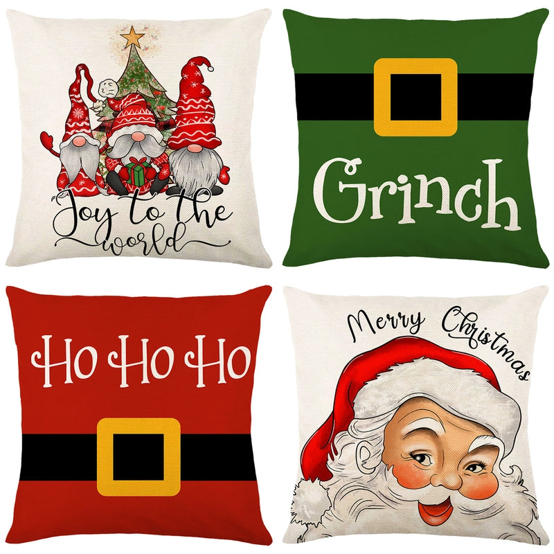 Christmas Combination Pillow Case New Home Sofa Decoration Cushion Pillow Case Manufacturers