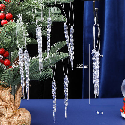 Christmas Design Christmas Tree Snowflake Reindeer Keychain Acrylic Ice Stick Pendant