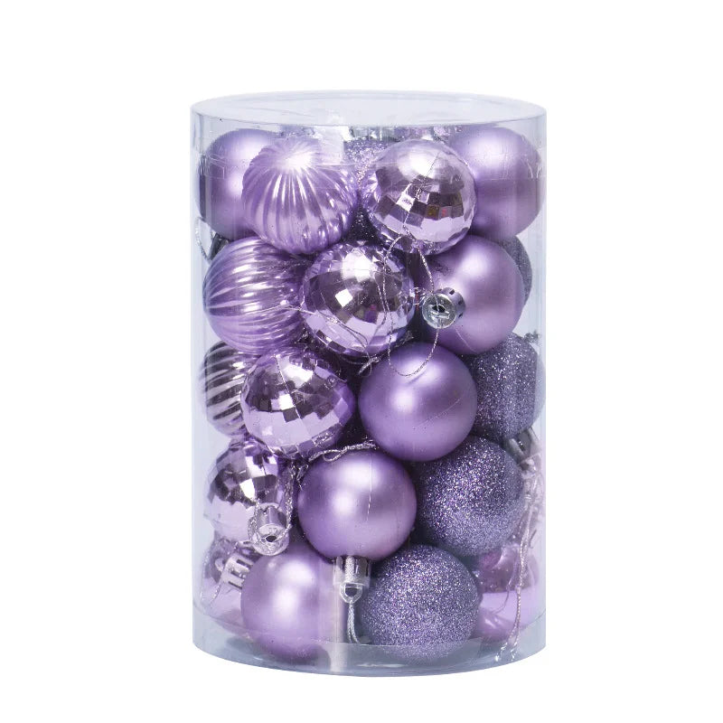 34 Christmas Ball Set 4cm Christmas Decoration Christmas Tree Decoration Balls Irregular Balls
