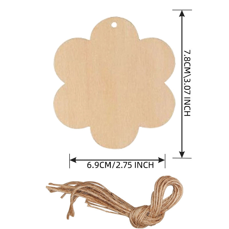 Christmas Pendant Home Decoration Supplies Wood Crafts Creative Carving Wood Christmas Tree Hanging Ornaments