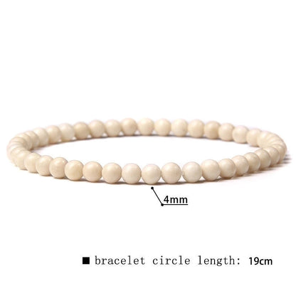 Minimalist Marble Natural Stone Beaded Bracelets