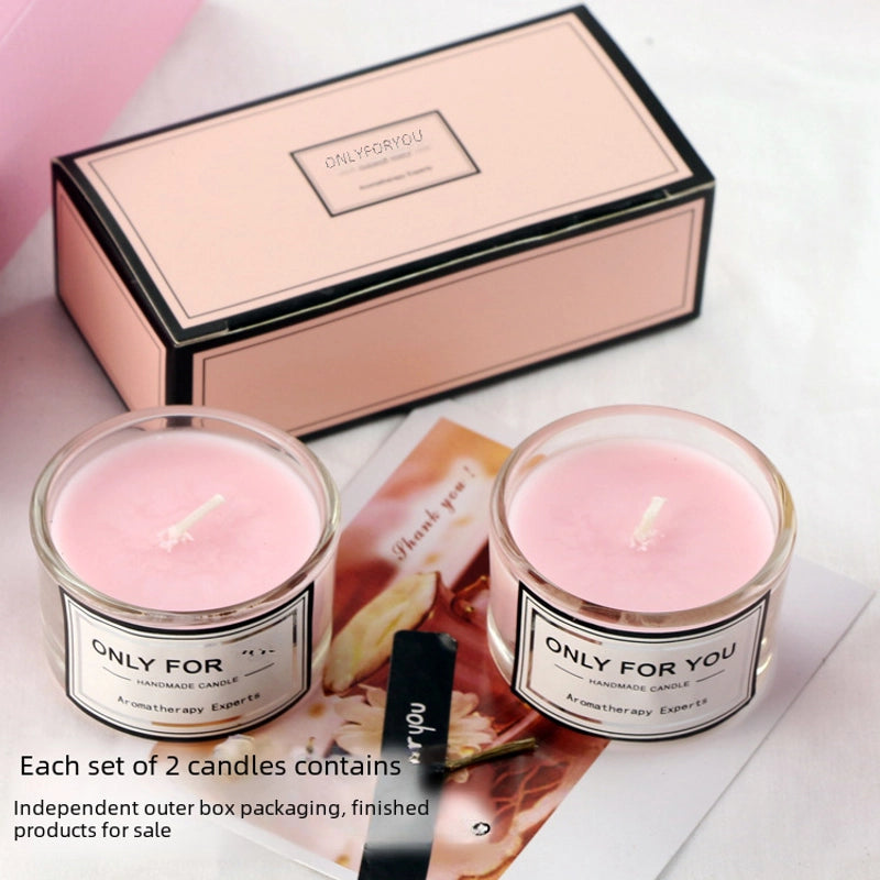 Set Round Cup Essential Oil Aromatherapy Candle Cup Christmas Accessories Candy Box Gift Accompanying Gift Box Birthday