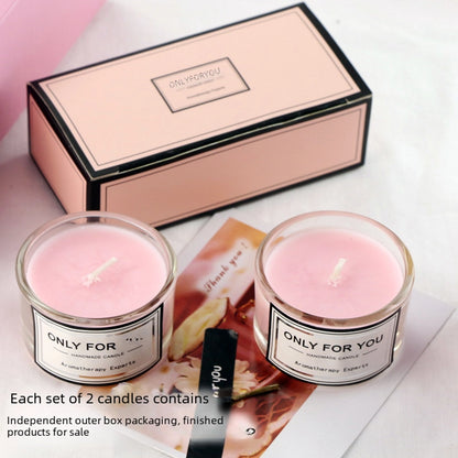 Set Round Cup Essential Oil Aromatherapy Candle Cup Christmas Accessories Candy Box Gift Accompanying Gift Box Birthday