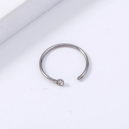 Simple Stainless Steel Piercing U-shaped Nose Ring Piercing Nose Ornaments