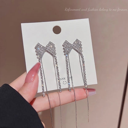 1 Pair Glam Geometric Plating Inlay Alloy Artificial Pearls Rhinestones Drop Earrings