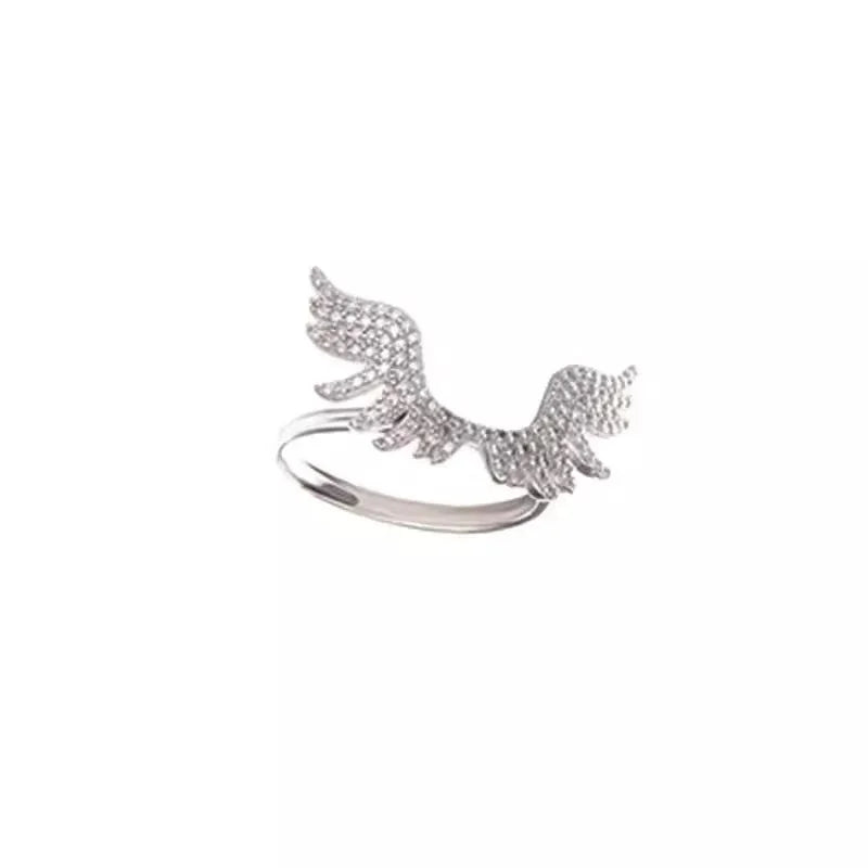 Angel Wings Titanium Steel Necklace Pendant Women's Collarbone Creative Wings Necklace Gift For Girlfriend Wife -3010