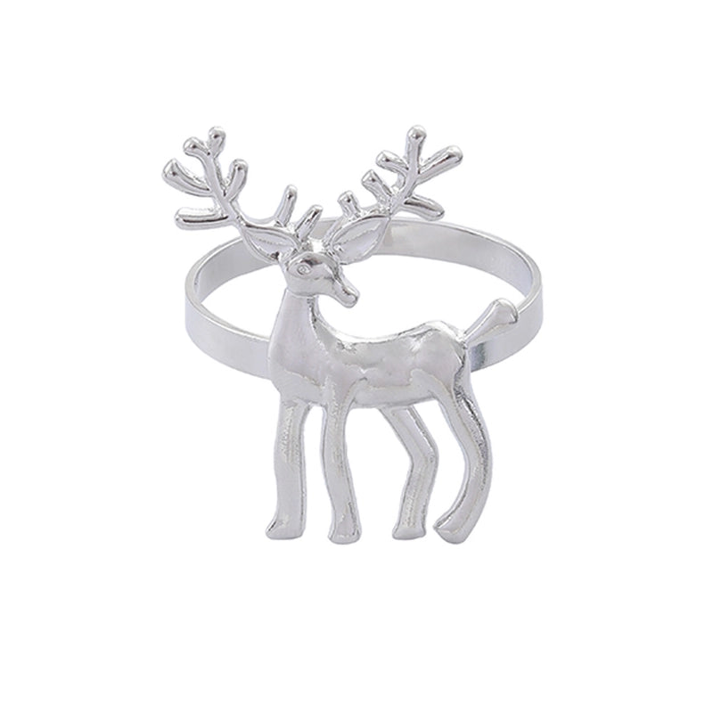 Christmas Casual Elegant Glam Animal Alloy Napkin Rings 1 Piece