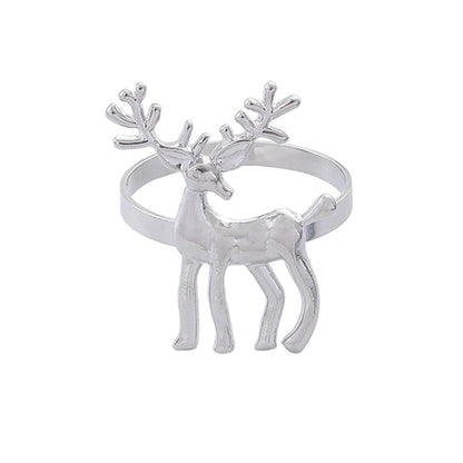 Christmas Casual Elegant Glam Animal Alloy Napkin Rings 1 Piece