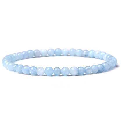 Romantic Classic Style Round Natural Stone Bracelets In Bulk