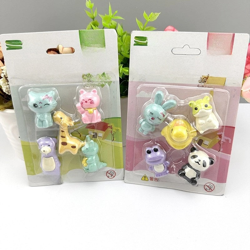 Cute Assembled Clamshell Packaging Stationary Geometric Eraser 1 Set