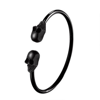 Alloy Gold Plated Silver Plated Hip-Hop Classic Style Streetwear Plating Hollow Out Inlay Animal Artificial Crystal Artificial Pearls Zircon Wristband Bangle