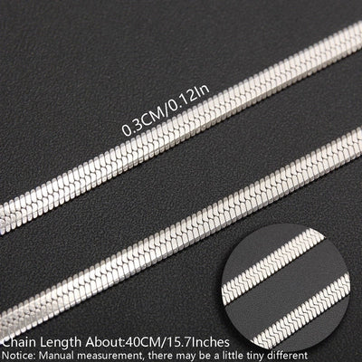 Minimalist Solid Color 304 Stainless Steel White Gold Plated Gold Plated Chain Necklace