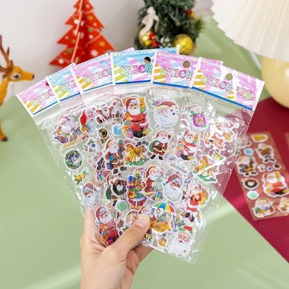 Christmas Glass Bubble Decoration Snowflake Window Stickers