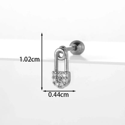 Ear Cartilage Rings & Studs Flower 316L Stainless Steel Copper