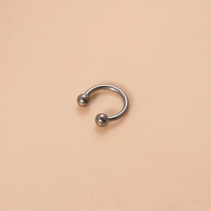 Classic Style Ball Pure Titanium Plating 18k Gold Plated Lip Stud Eyebrow Nails Ear Studs