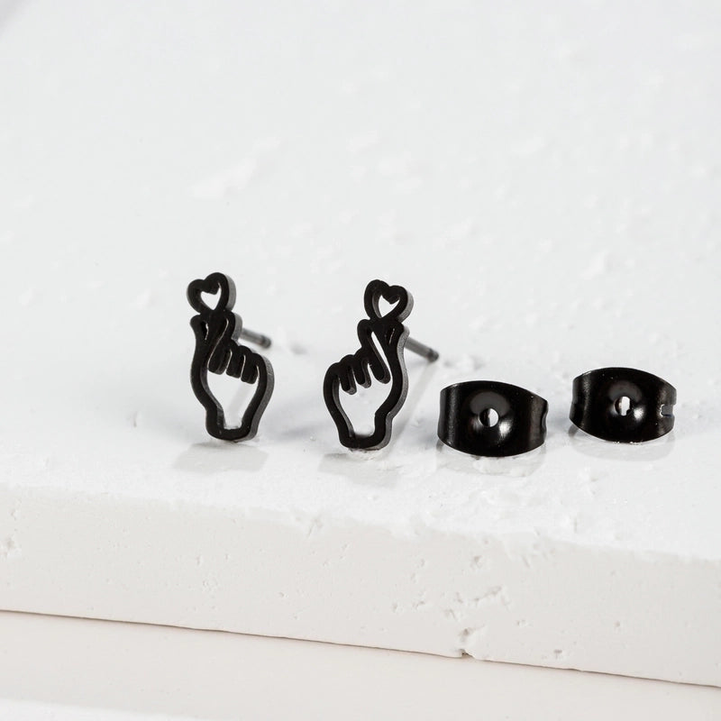 1 Pair Christmas Sweet Minimalist Snowflake Irregular Polishing Plating 304 Stainless Steel 18K Gold Plated Ear Studs