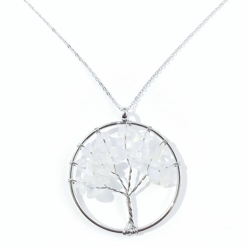 Minimalist Flower Crystal Hollow Out Pendant Necklace 1 Piece