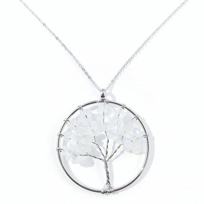 Minimalist Flower Crystal Hollow Out Pendant Necklace 1 Piece