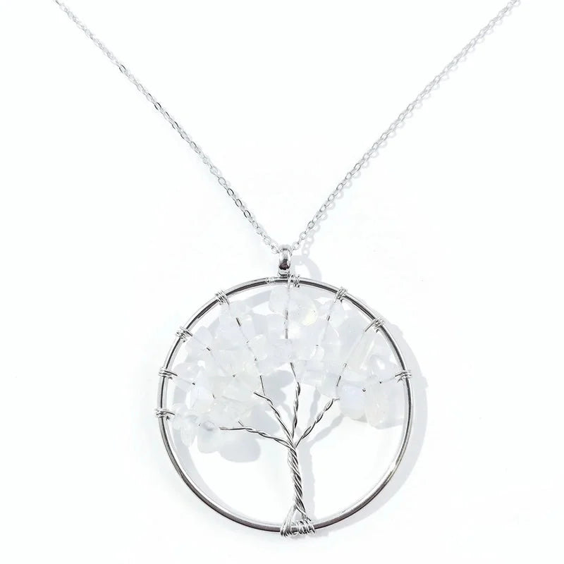 Minimalist Flower Crystal Hollow Out Pendant Necklace 1 Piece