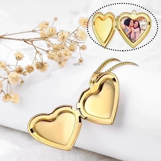 Vintage Style Classic Style Square Oval Heart Shape 304 Stainless Steel Plating Pendant Necklace