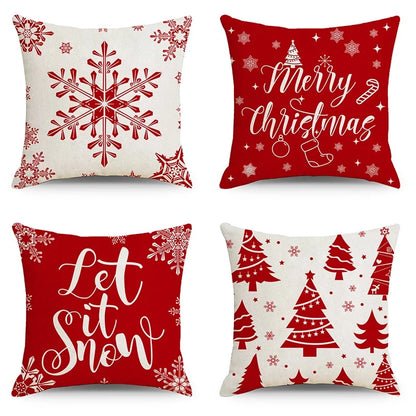 Christmas Combination Pillow Case New Home Sofa Decoration Cushion Pillow Case Manufacturers