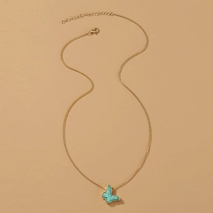 Copper Hip-Hop Retro Polishing Solid Color Snake Necklace